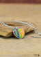 Collar de piedra imperial colorida estilo bohemio